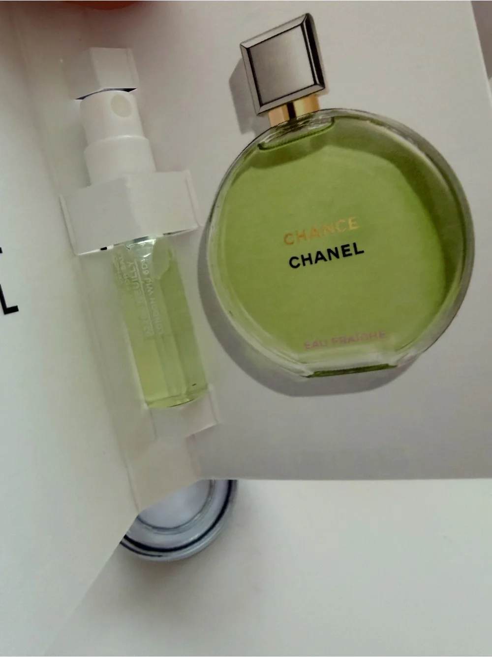 CHANEL Gift Set with Pink & White Packaging